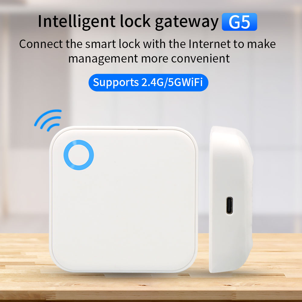 Smart Home Network - 2.4G+5G TTLOCK WIFI Gateway G5 Bluetooth