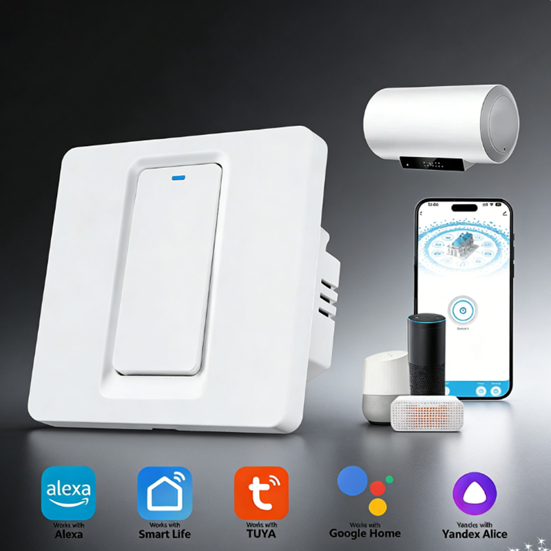 Smart Home Google - Smart Water Heater Switch/WiFi&Bluetooth Touch Control