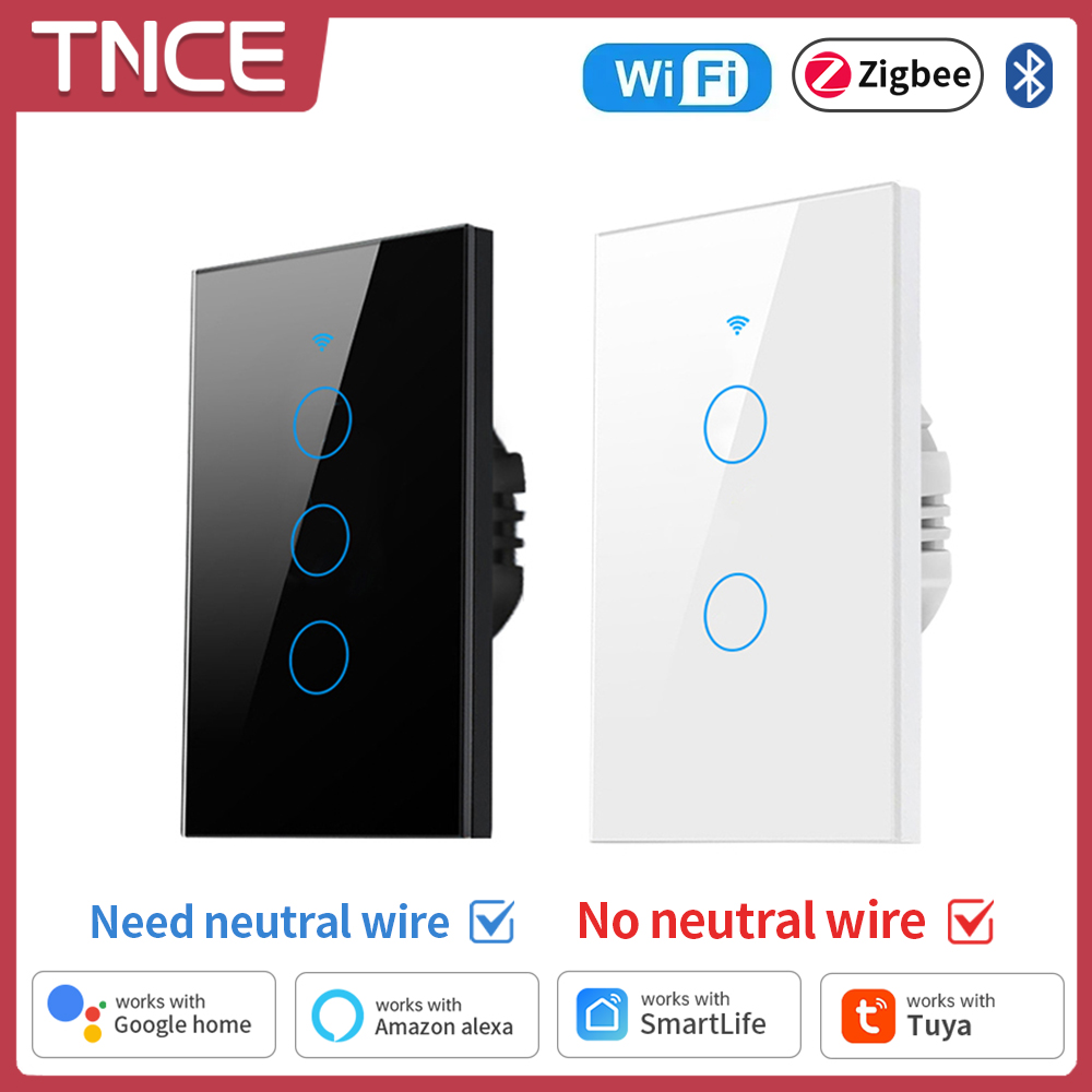 Smart Home Certification - TNCE Tuya WiFi/Zigbee Smart Light Switch,