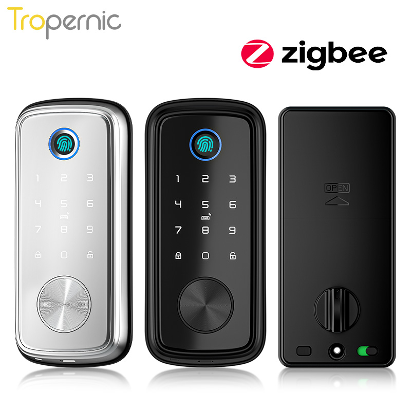 Smart Home Lock - Tuya Zigbee Door Deadbolt Locks Biometric