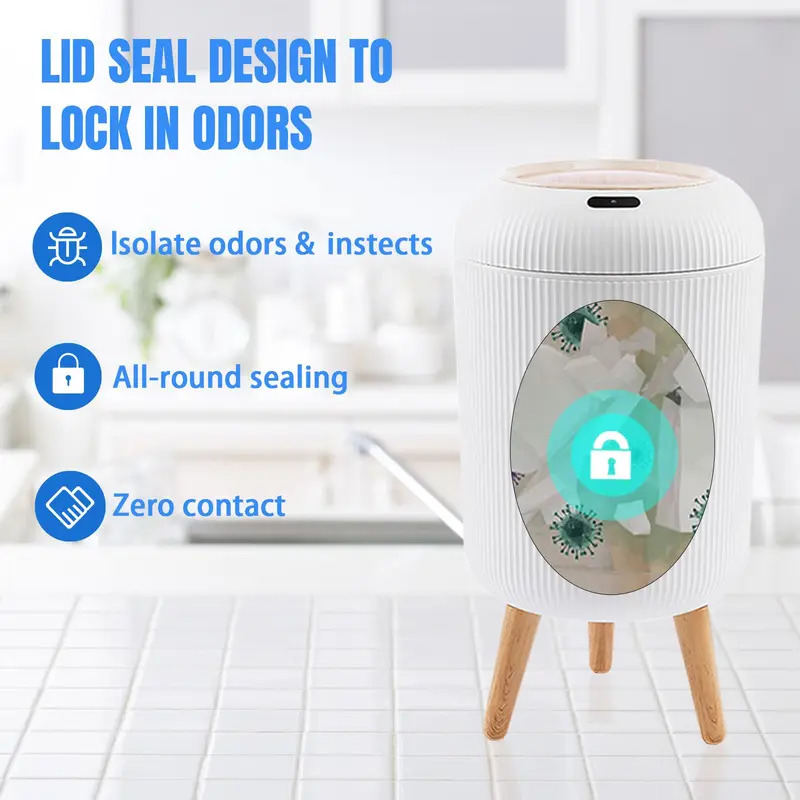 10L Automatic Sensor Trash Can - Smart Home Junkie 评论和价格
