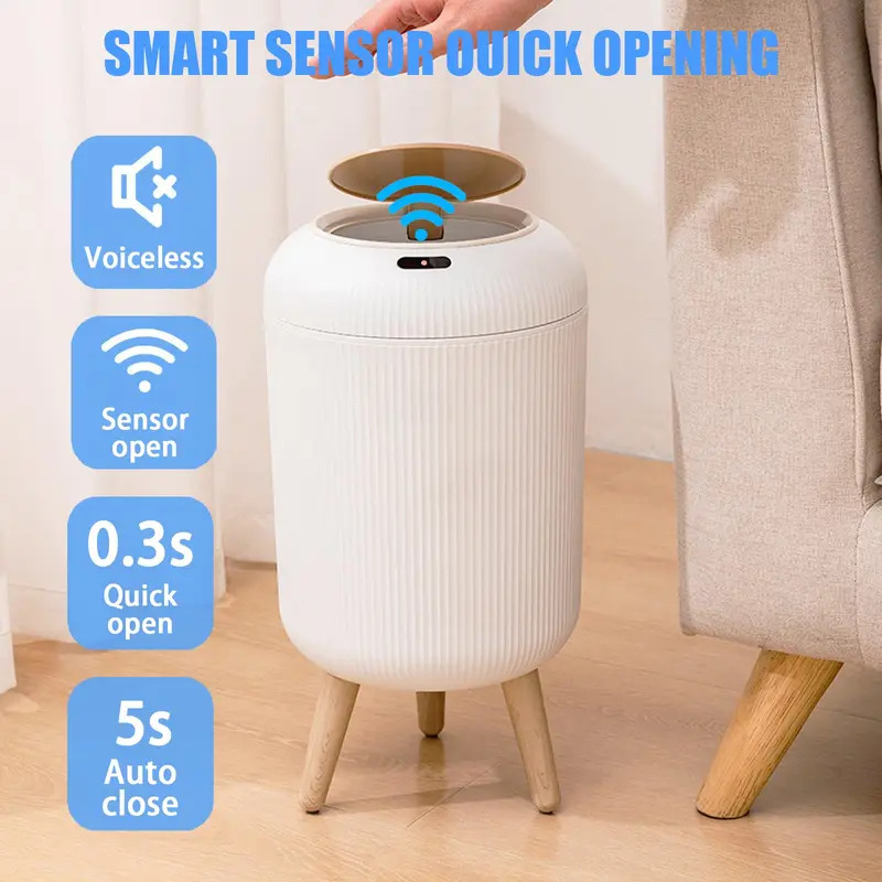 10L Automatic Sensor Trash Can - Smart Home Junkie 评论和价格