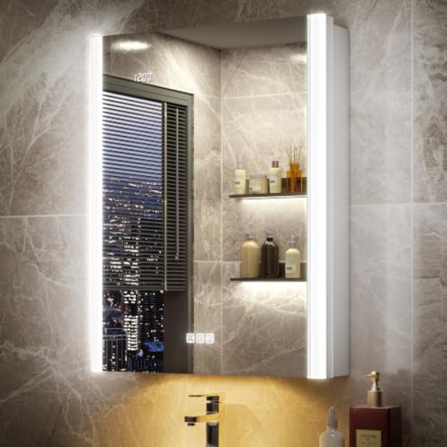 Bathroom medicine cabinet mirr - Smart Night Light 评论和价格