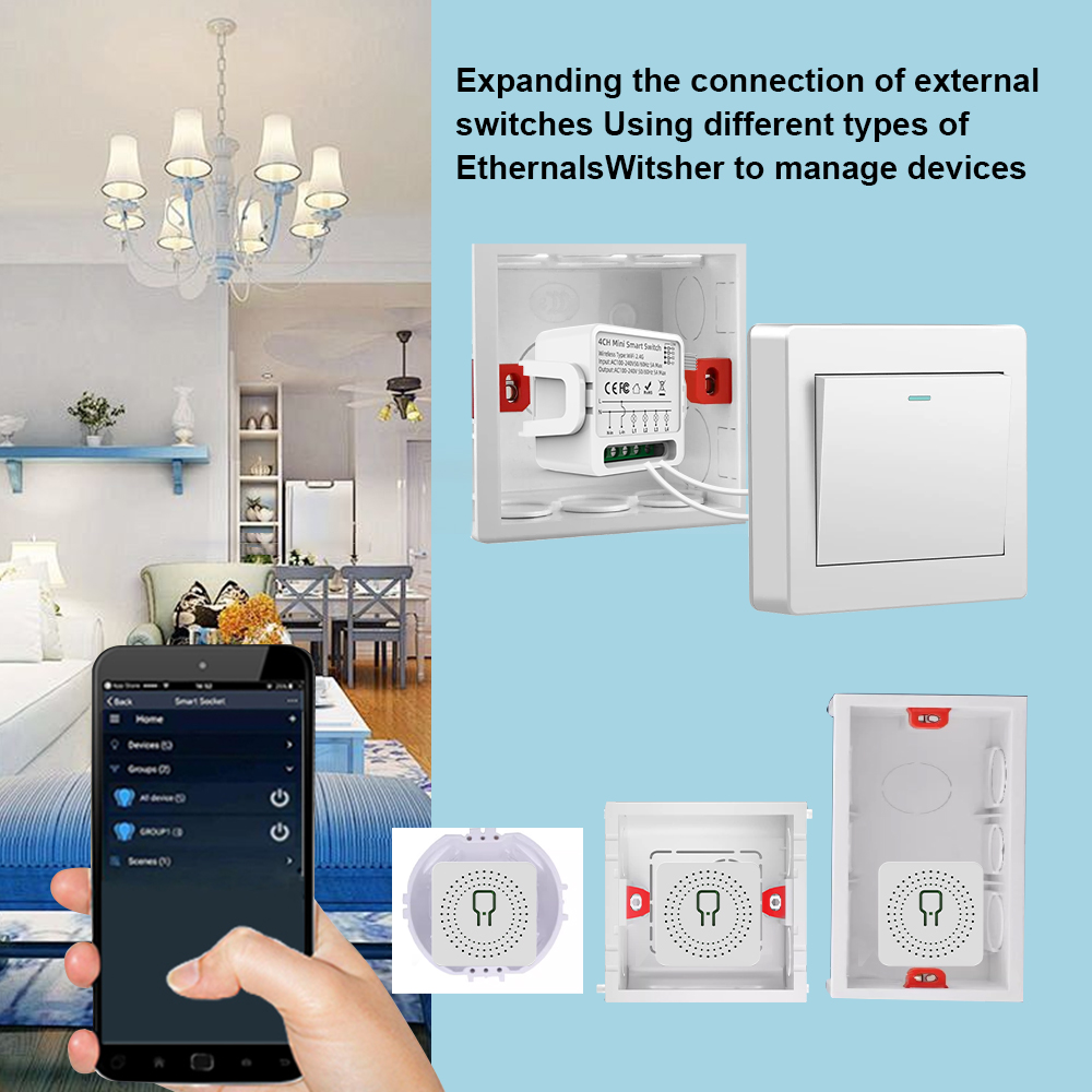 Tuya WiFi Smart Switch 1/2/3/4 - Smart Home Google Assistant 评论和价格