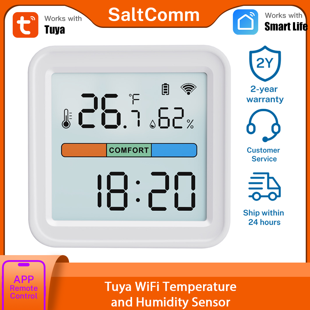 Tuya New WiFi Temperature Humi - Smart Home Google 评论和价格