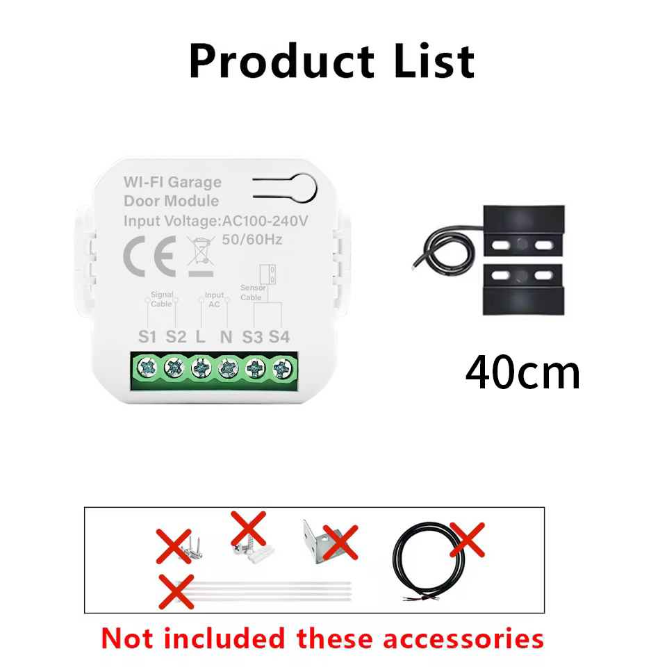 Smart Tuya WiFi Garage Door Sw - Smart Home Proxmox 评论和价格