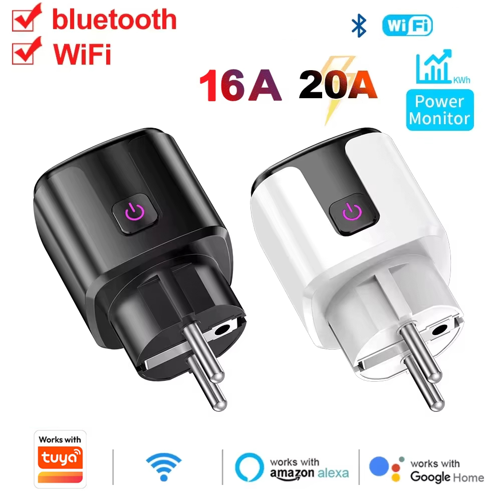 WiFi EU Smart Socket Plug Work - Smart Home Network 评论和价格
