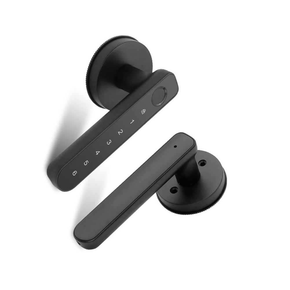 Smart Handle Lock with Fingerp - Smart Home Lock 评论和价格