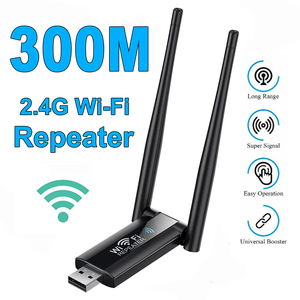 300Mbps Wireless WiFi Repeater - Smart Home Network 评论和价格