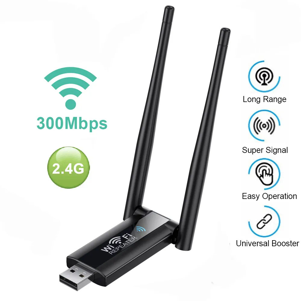 300Mbps Wireless WiFi Repeater - Smart Home Network 评论和价格
