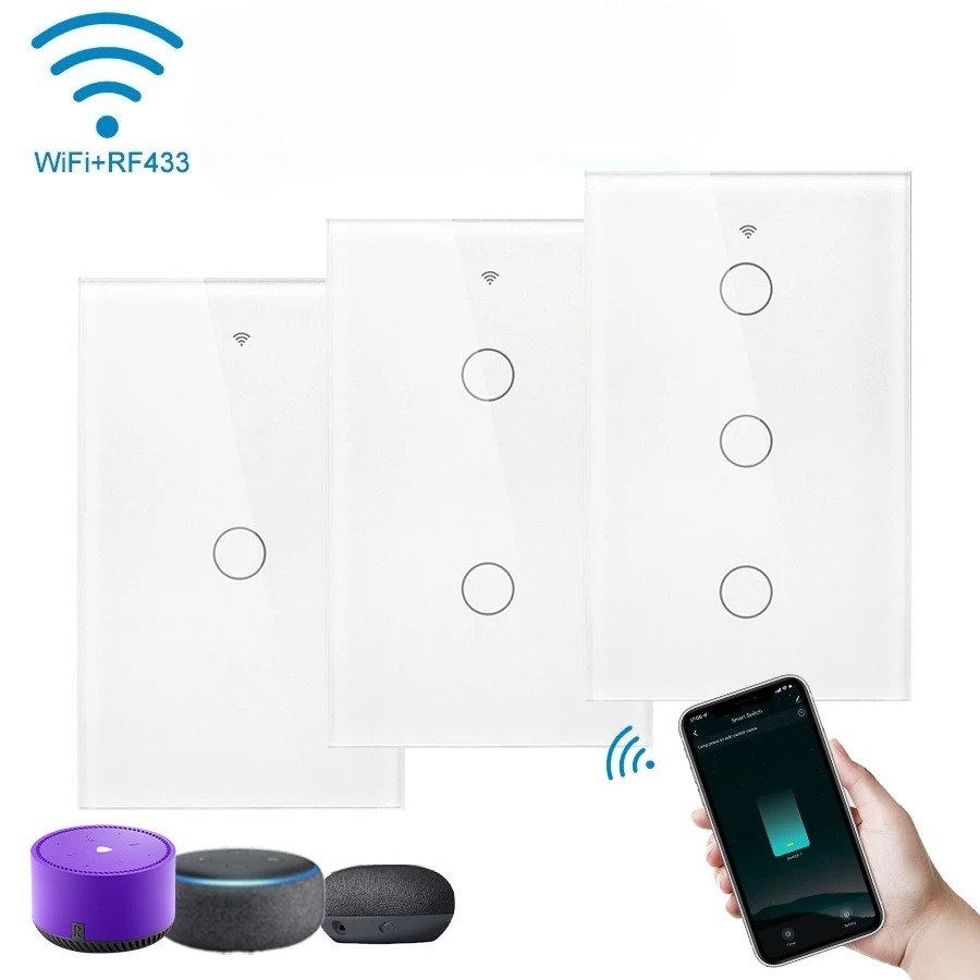 Tuya WiFi Touch Wall Smart Swi - Homesmart Online 评论和价格
