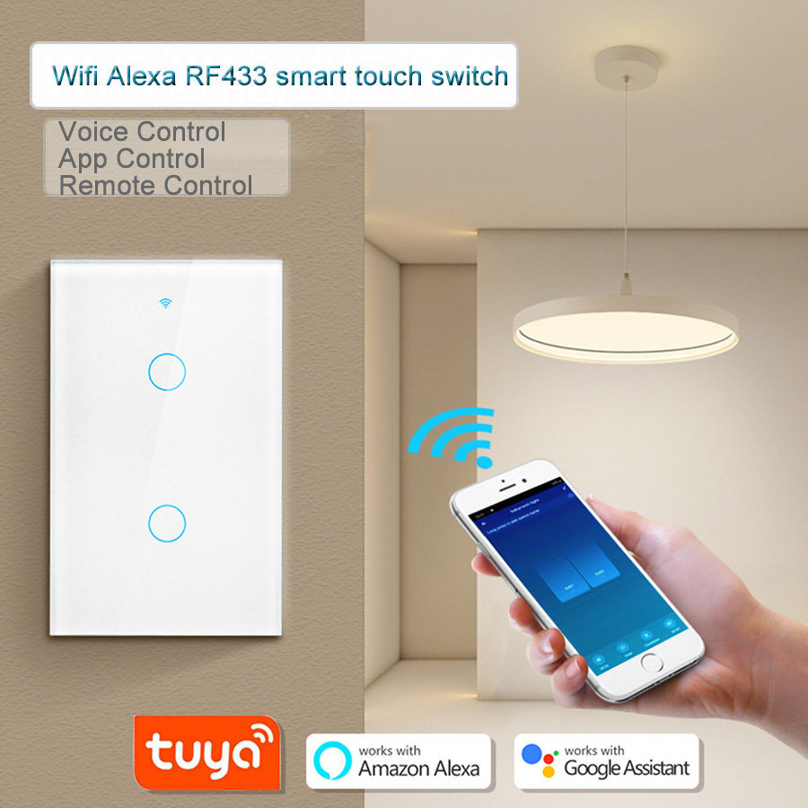 Tuya WiFi Touch Wall Smart Swi - Homesmart Online 评论和价格