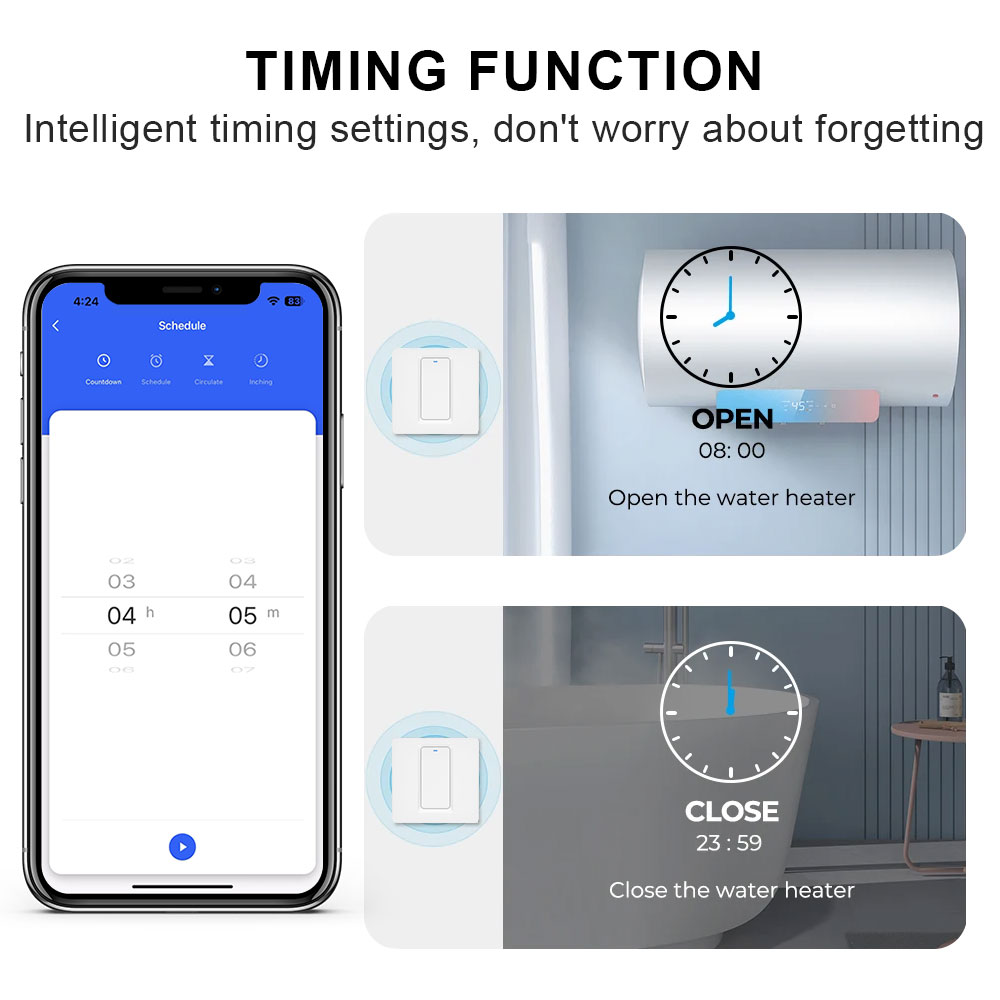 Smart Water Heater Switch/WiFi - Smart Home Google 评论和价格