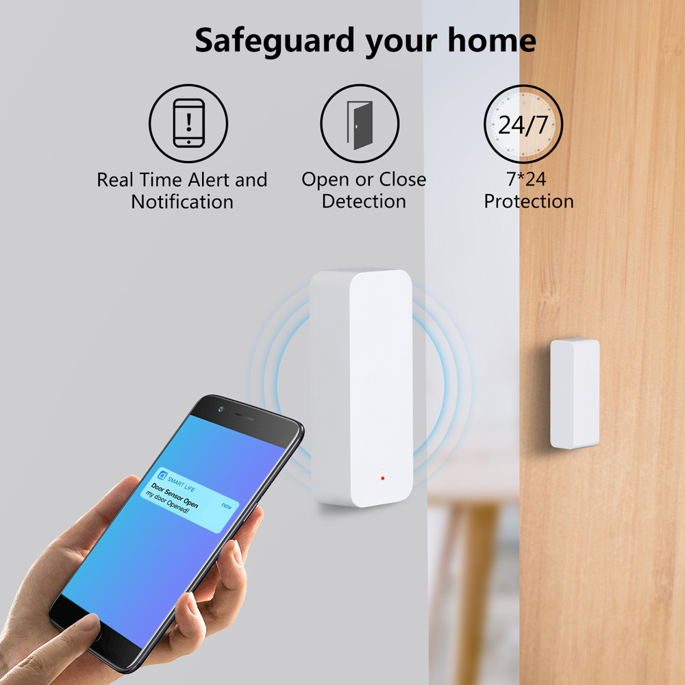 Tuya WiFi Zigbee Door Window S - Smart Home Certification 评论和价格
