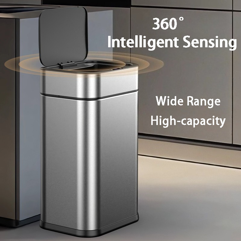 Automatic Sensor Trash Can Sta - Smart Home Junkie 评论和价格