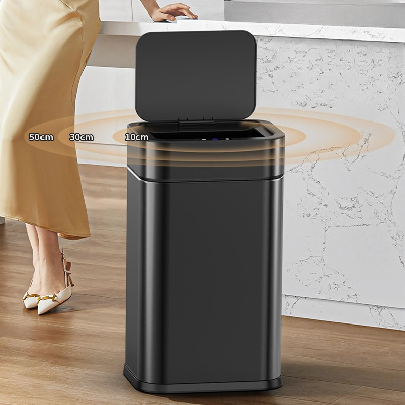 Automatic Sensor Trash Can Sta - Smart Home Junkie 评论和价格