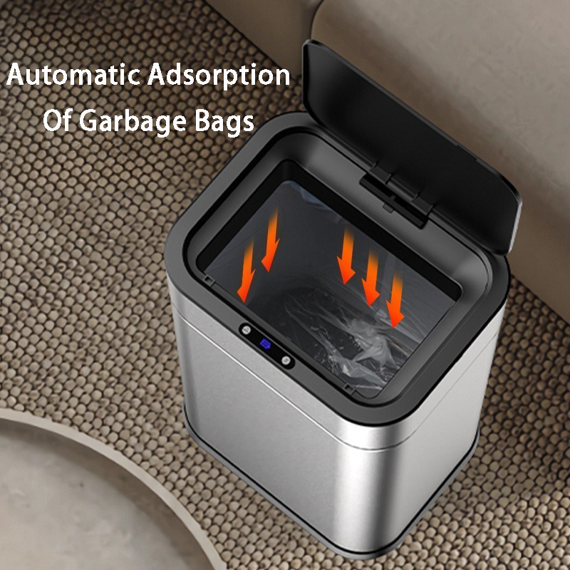 Automatic Sensor Trash Can Sta - Smart Home Junkie 评论和价格