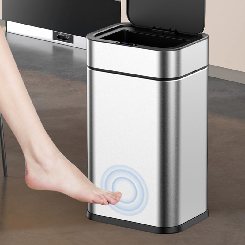 Automatic Sensor Trash Can Sta - Smart Home Junkie 评论和价格