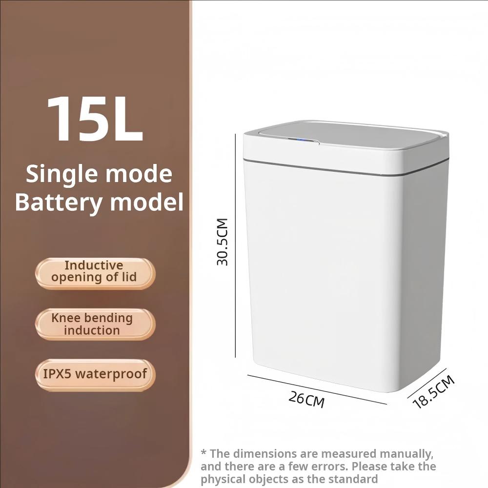 White Touchless 15L Smart Sens - Smart Home Junkie 评论和价格