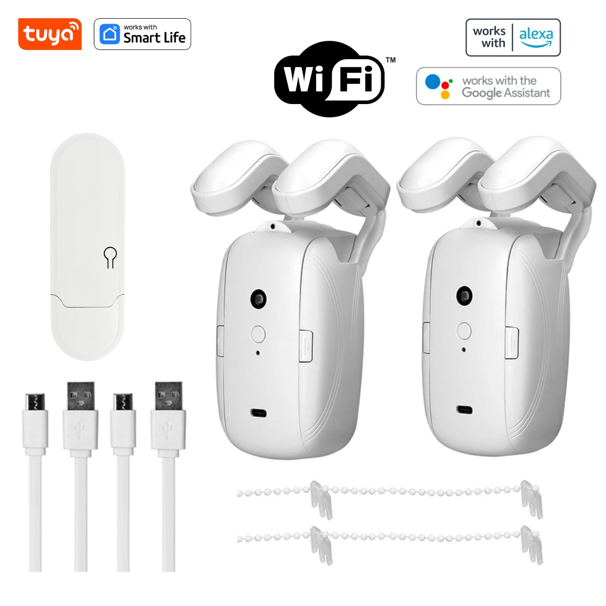 1/2PCS Tuya Smart WiFi Curtain - Smart Home Hub Matter 评论和价格
