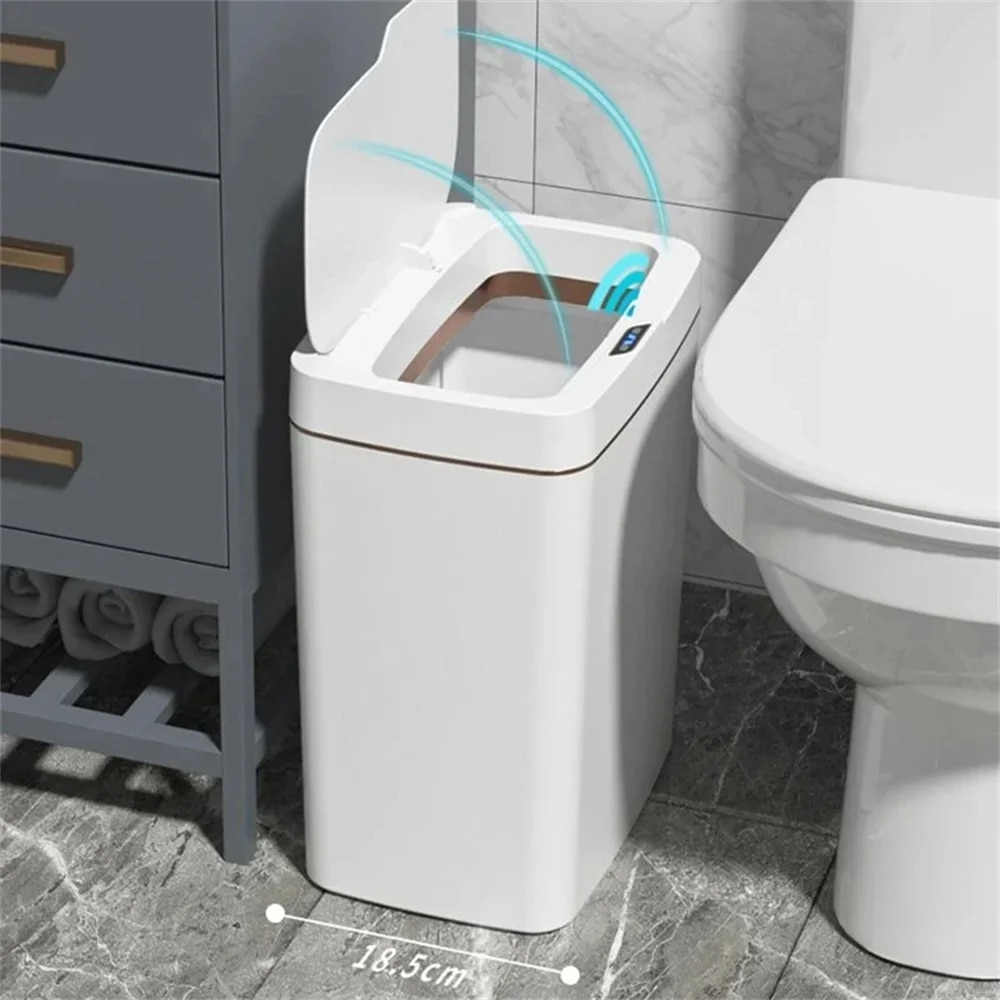 Smart Bathroom Trash Can Autom - Smart Home Junkie 评论和价格
