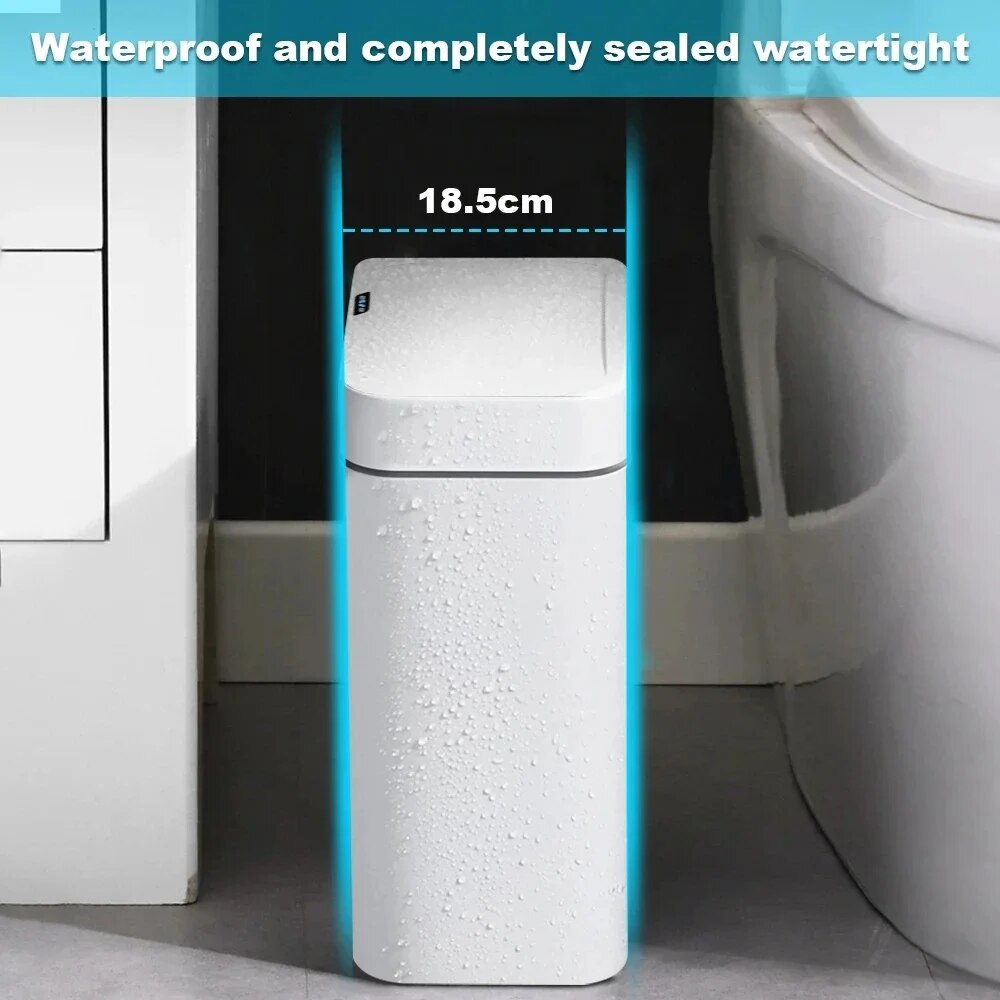 Smart Bathroom Trash Can Autom - Smart Home Junkie 评论和价格