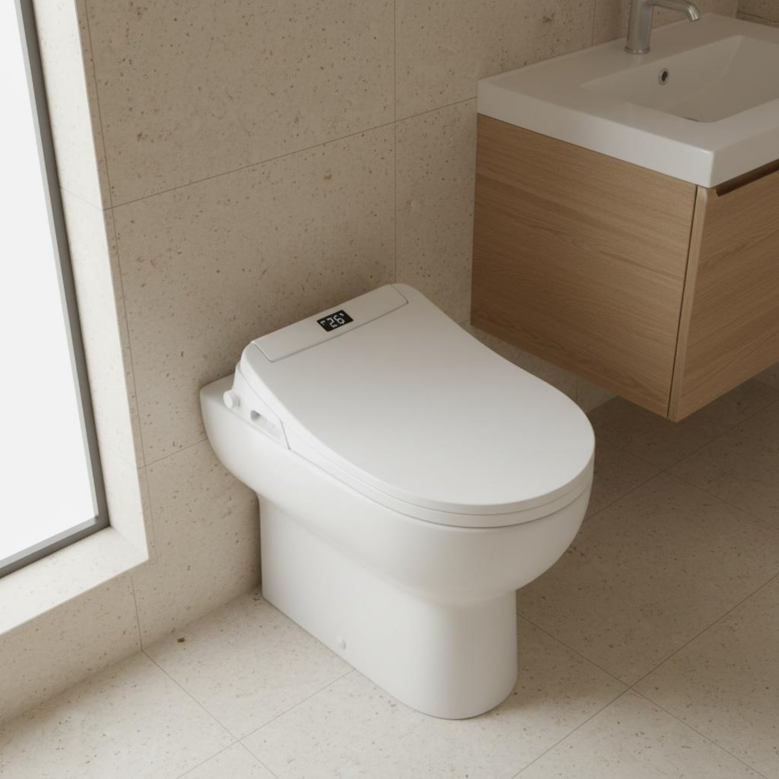 Smart Toilet Seat Drying Funct - Smart Night Light 评论和价格