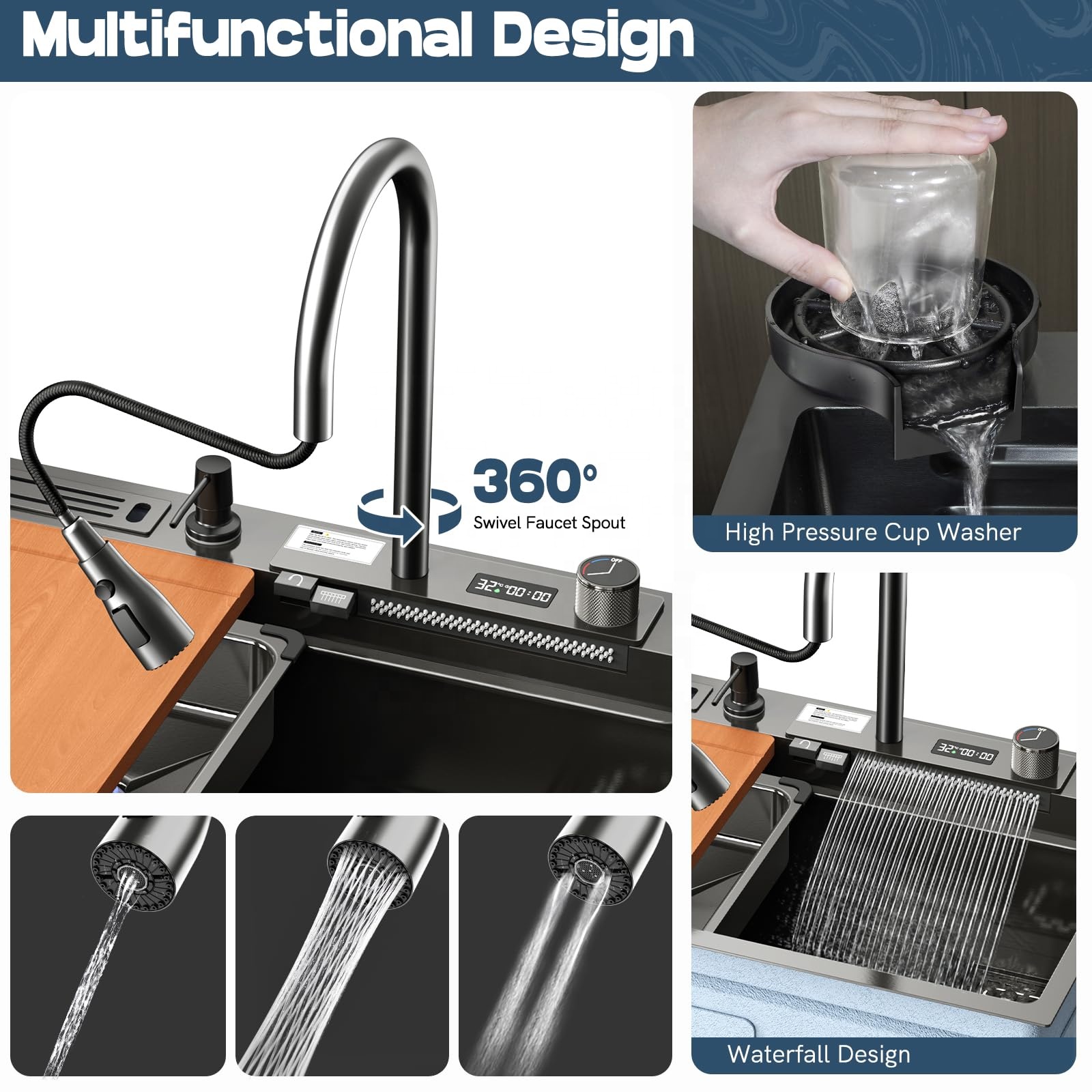 Modern Smart Stainless Steel N - Smart Home Kitchen 评论和价格
