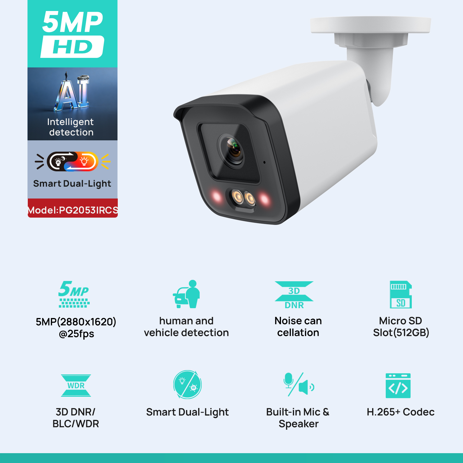 VIKYLIN IP Security Camera 5MP - Smart Home Microsoft 评论和价格