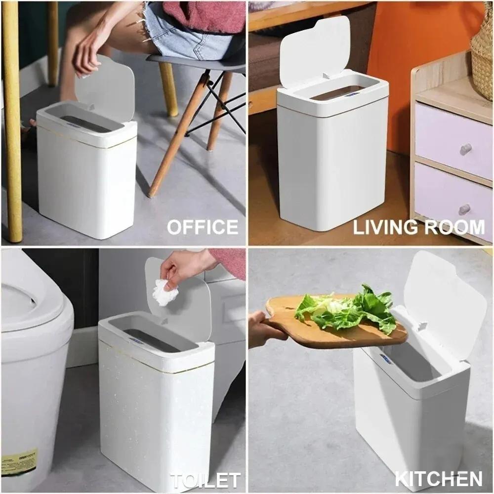 15L Automatic Sensor Trash Can - Smart Home Junkie 评论和价格