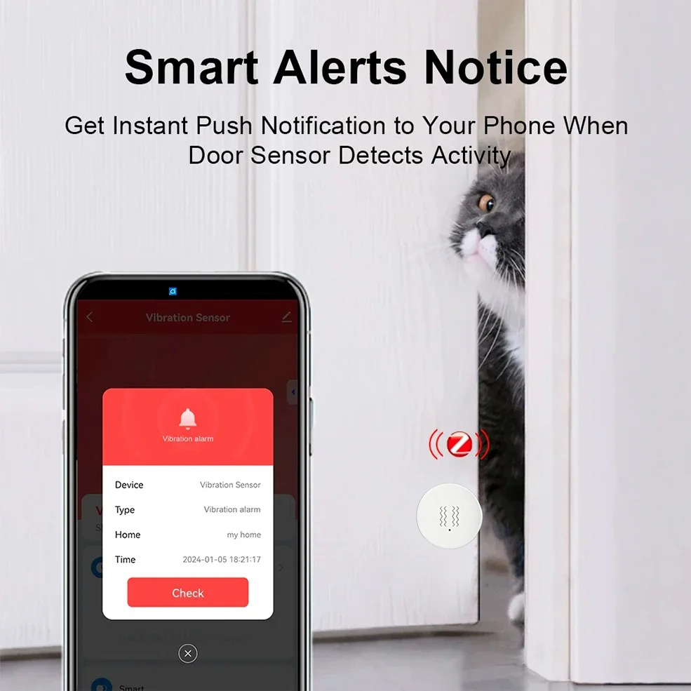 Tuya ZigBee Smart Vibration &  - Smart Home Google Assistant 评论和价格