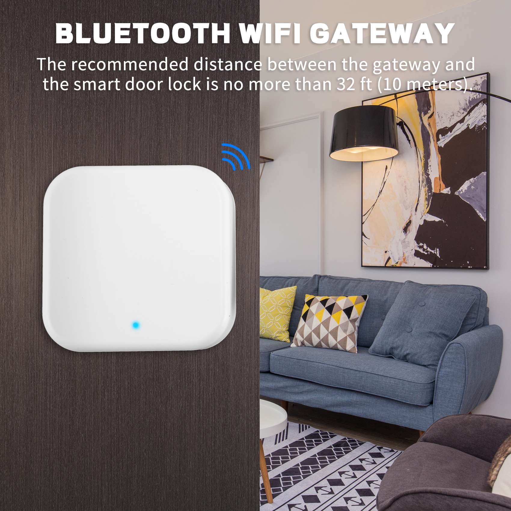 Bluetooth Wifi Gateway Fingerp - Smart Home Lock 评论和价格