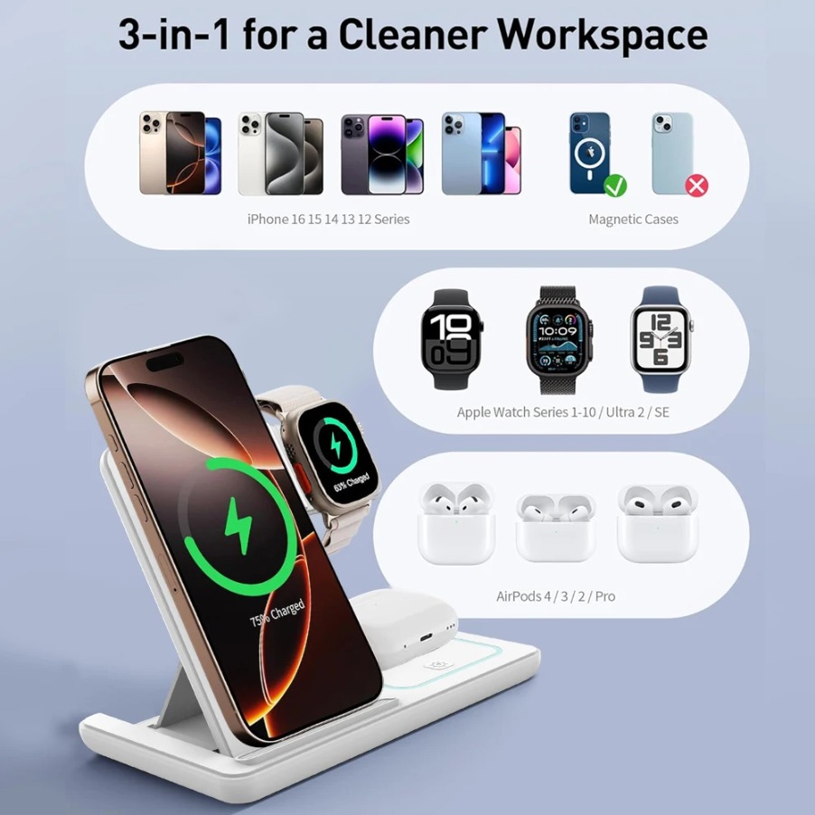 3 in 1 Foldable Night LED Ligh - Smart Night Light 评论和价格