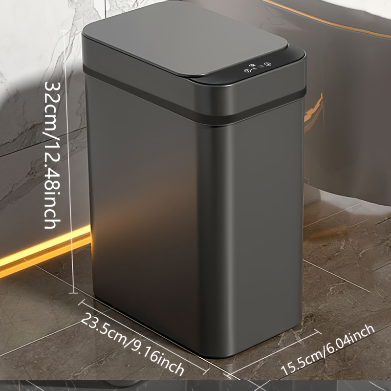 Black Touchless Smart Trash Ca - Smart Home Junkie 评论和价格