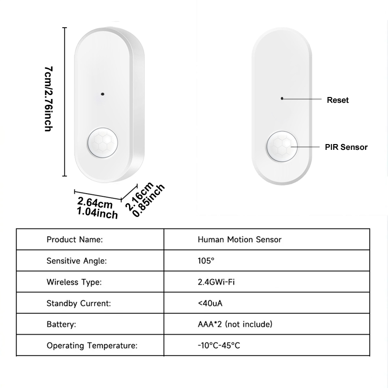 Tuya WiFi PIR Motion Sensor Hu - Smart Home Proxmox 评论和价格