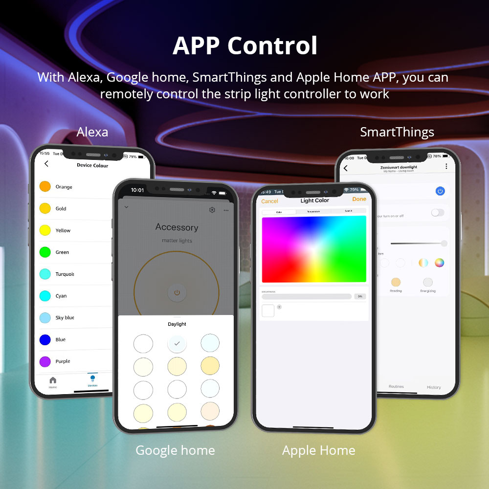 Zemismart Matter Led Light Str - Smart Home Google 评论和价格