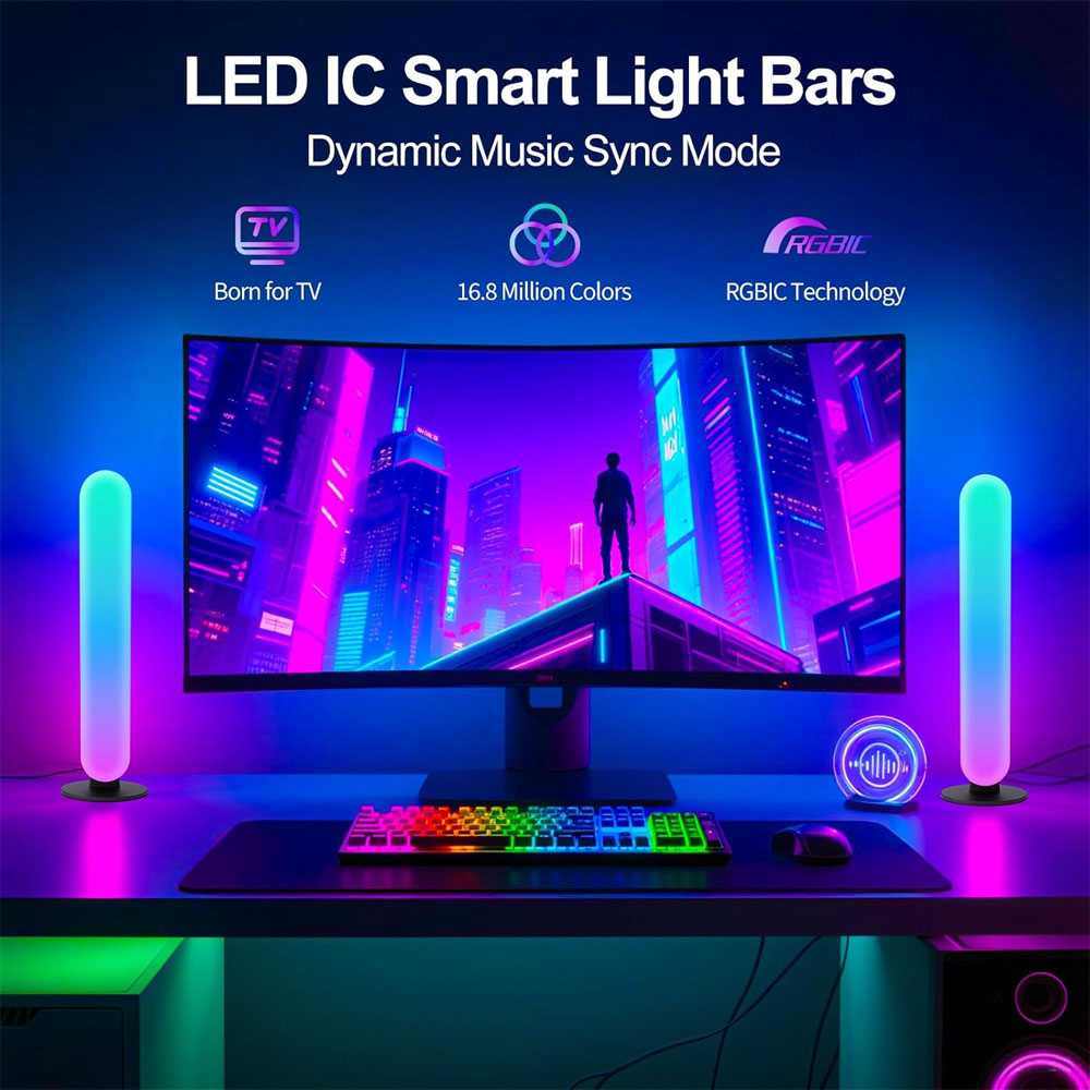 1/2/3Pcs Smart LED Light Bar,1 - Smart Night Light 评论和价格