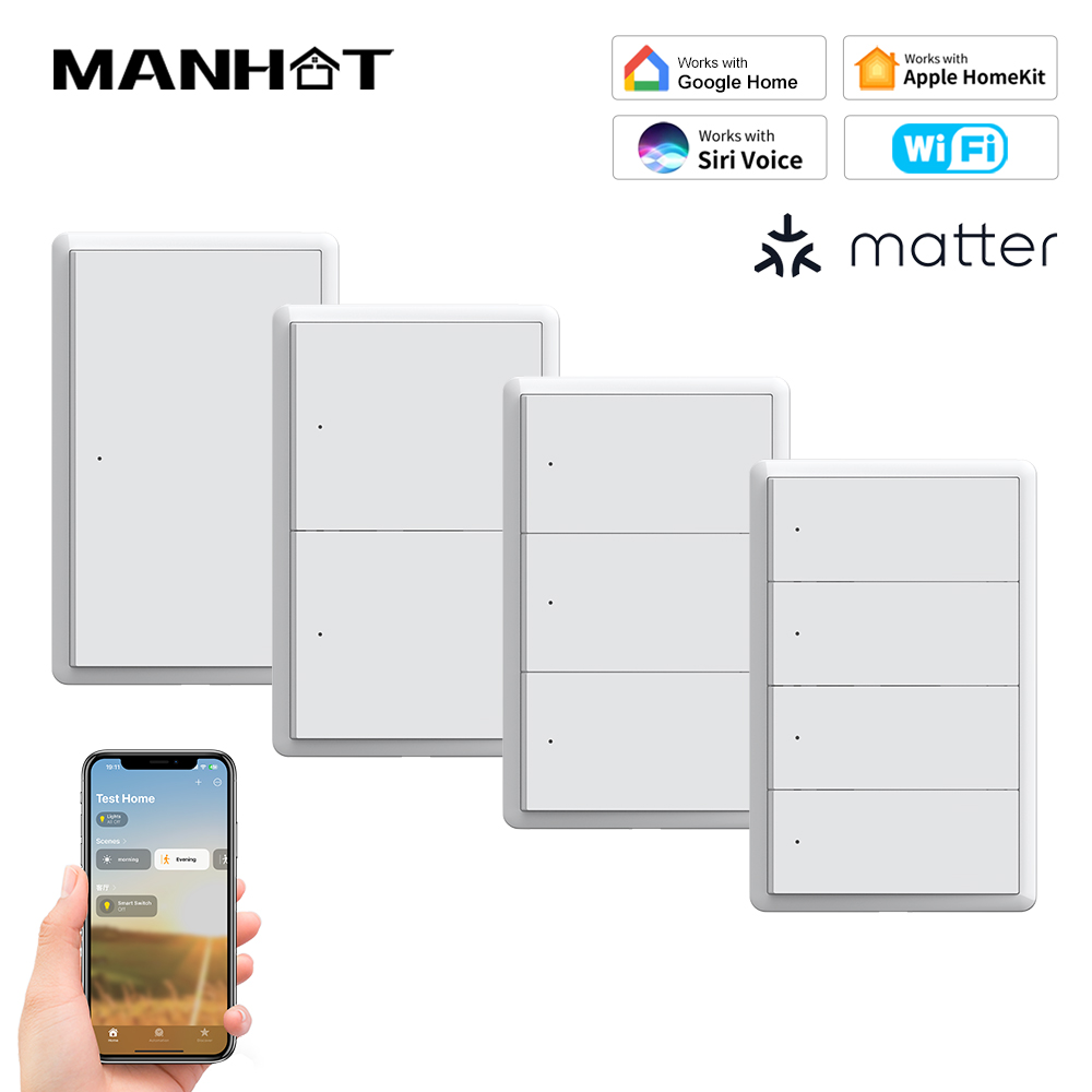 MANHOT Homekit WiFi Smart Swit - Smart Home Google 评论和价格