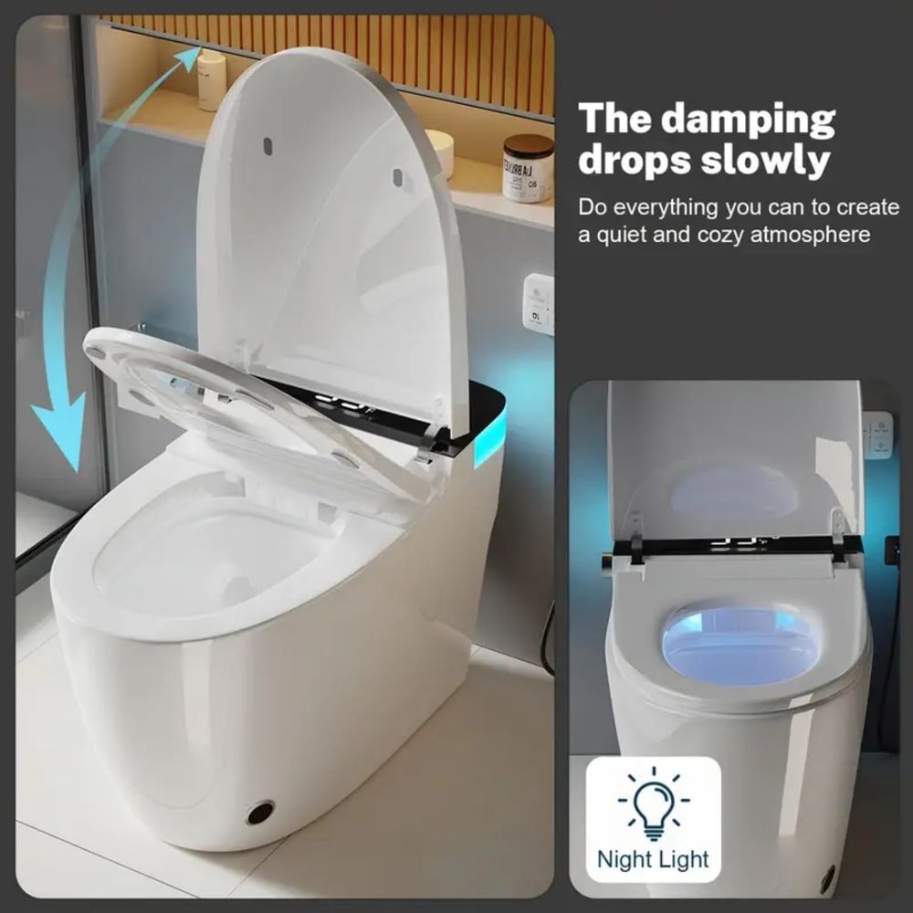 Smart Toilet with Elongated He - Smart Night Light 评论和价格
