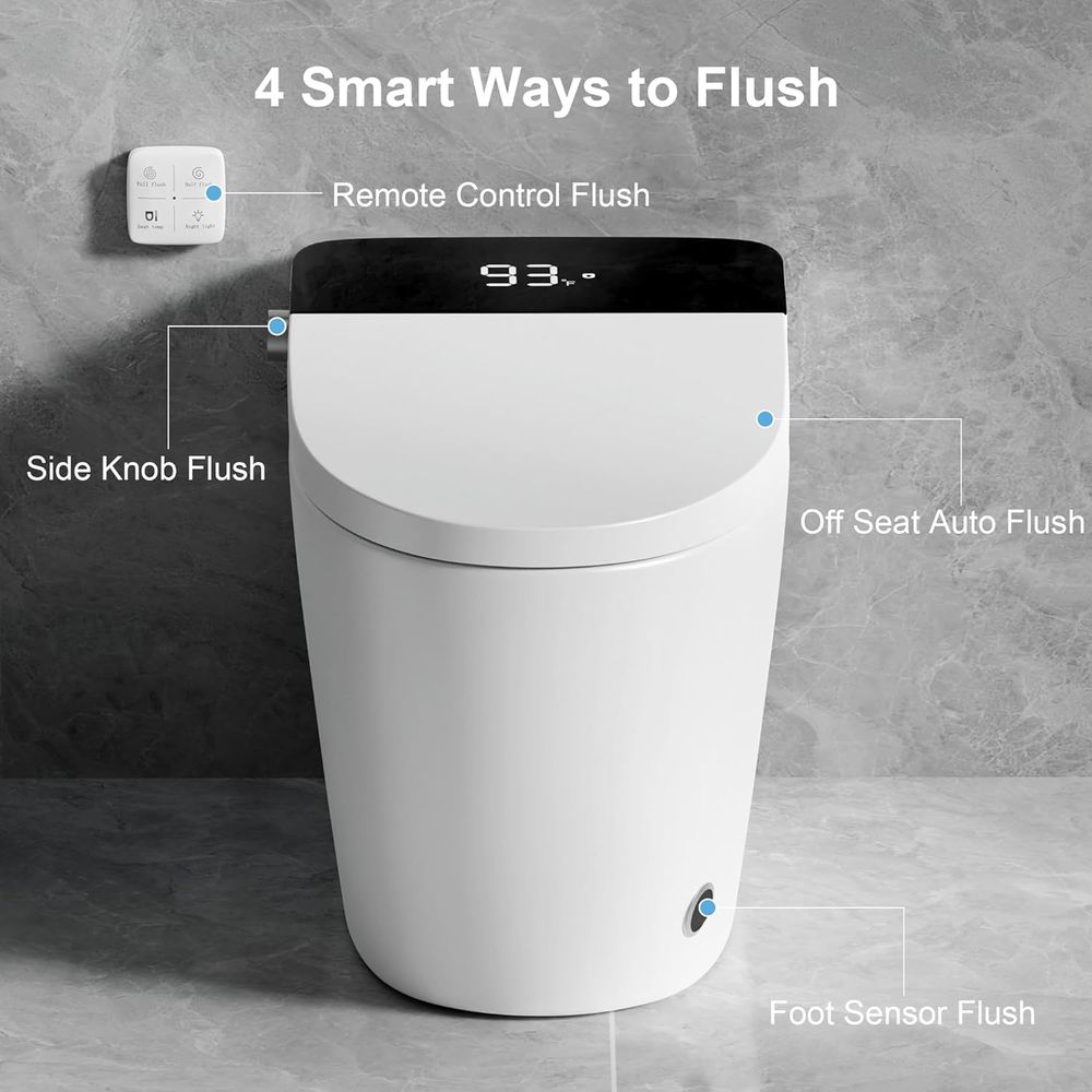 Smart Toilet with Elongated He - Smart Night Light 评论和价格
