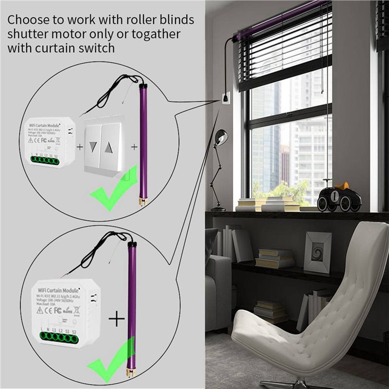 A27F-3X Tuya WIFI Smart Curtai - Smart Home Google 评论和价格