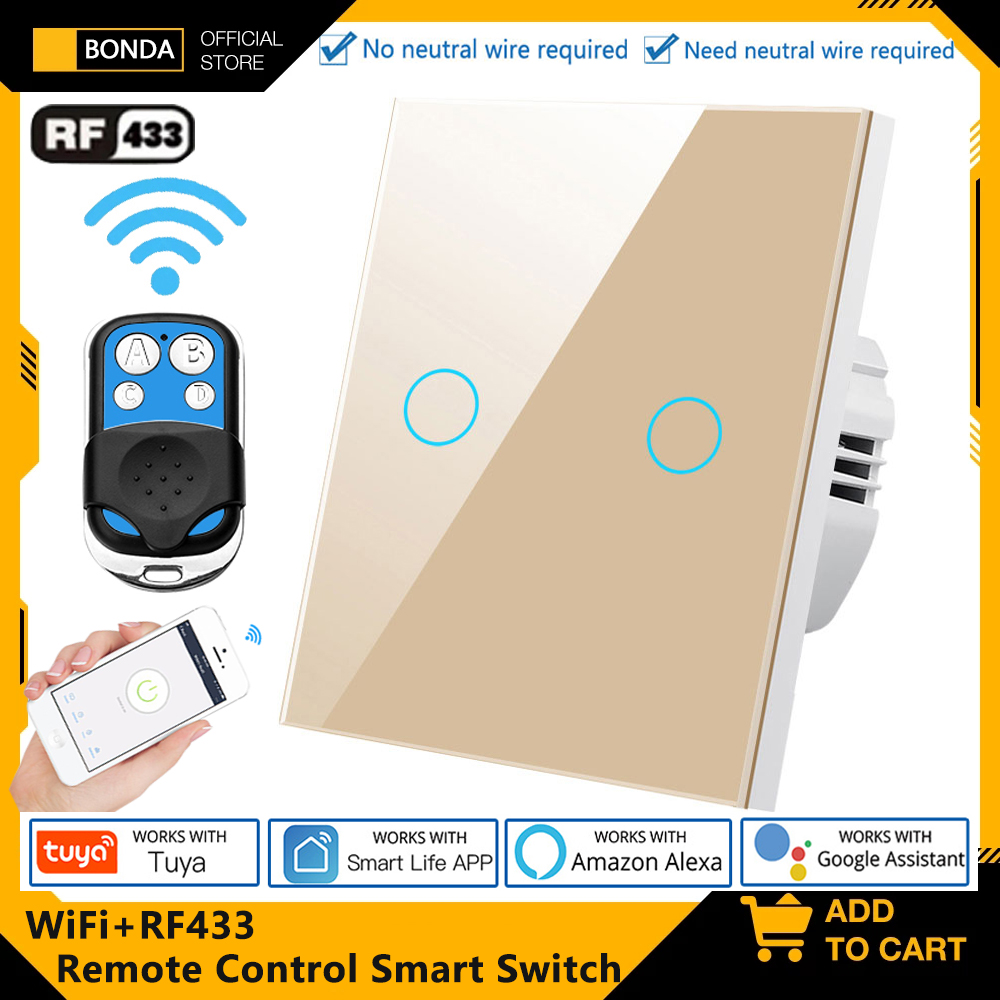 Tuya EU WiFi+RF433 Smart Remot - Smart Home Google 评论和价格