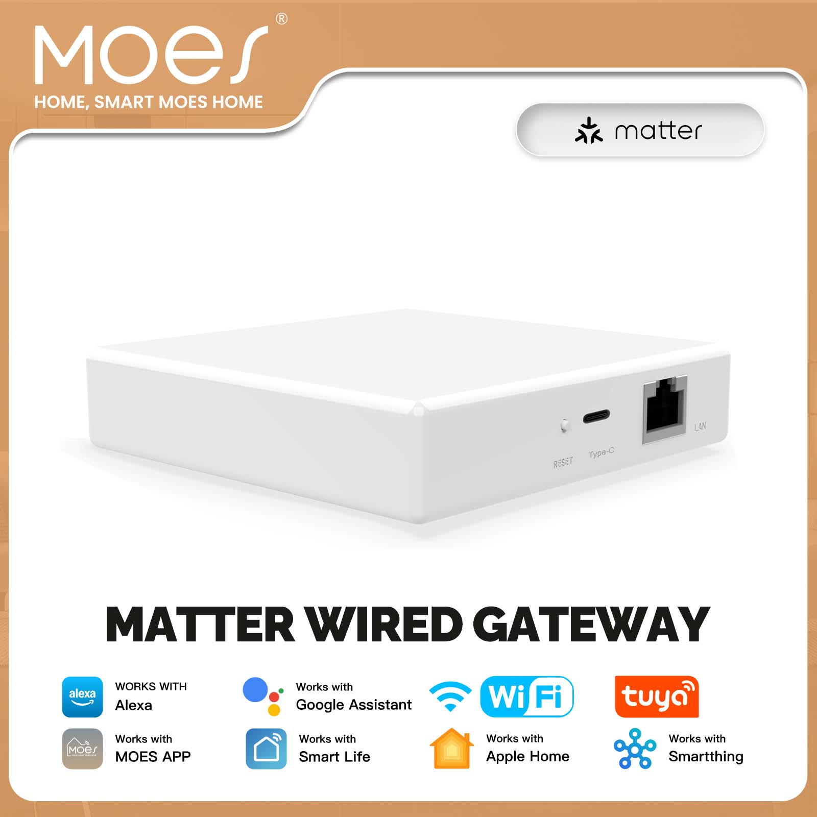 MOES Tuya ZigBee Matter Thread - Smart Home Hub Matter 评论和价格