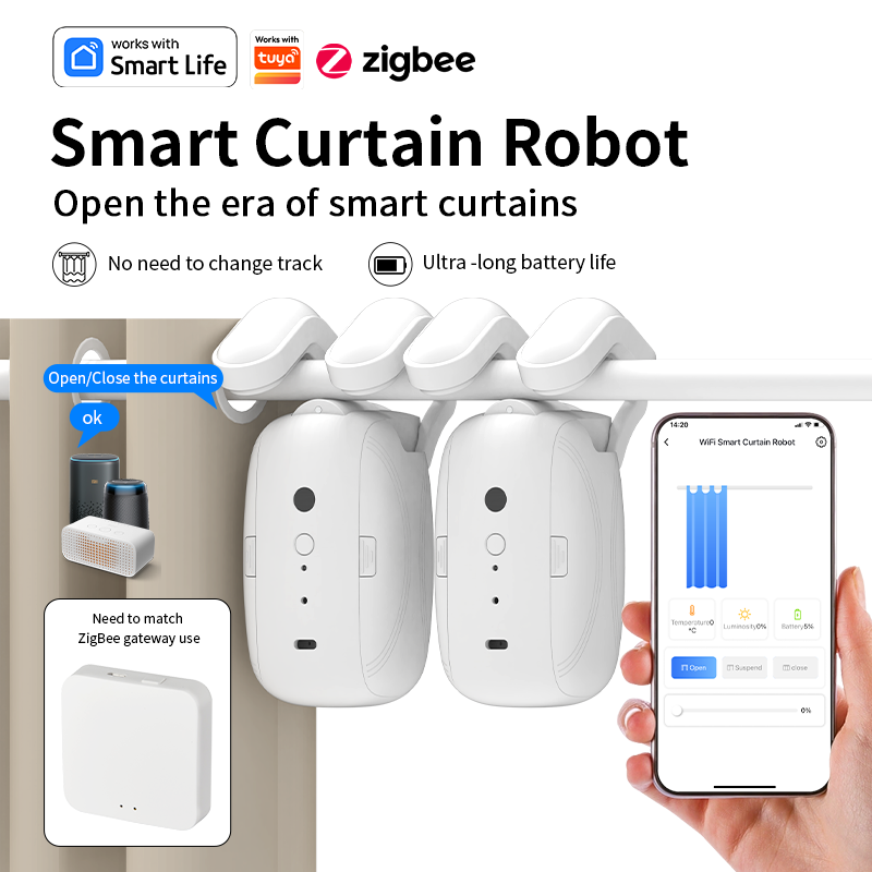Zigbee Smart Curtain Driver Ro - Smart Home Google 评论和价格