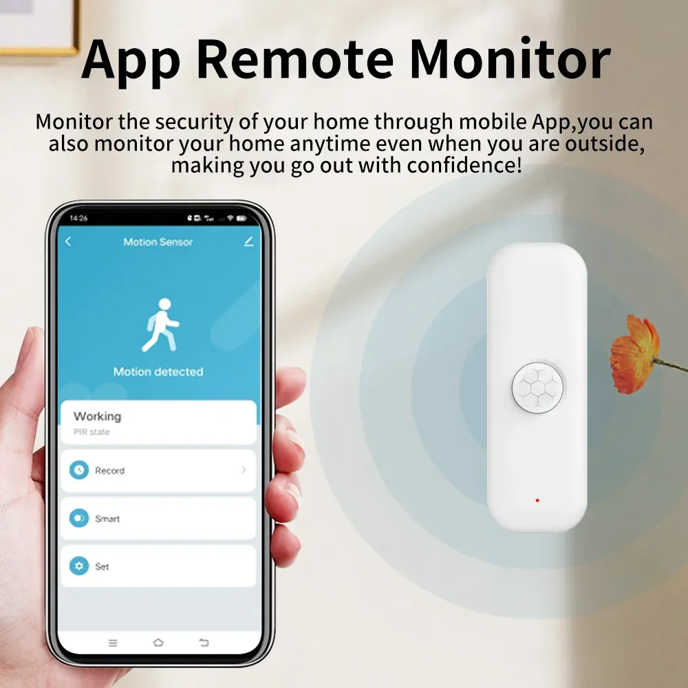 Tuya WiFI Motion Sensor PIR Sm - Smart Home Google Assistant 评论和价格