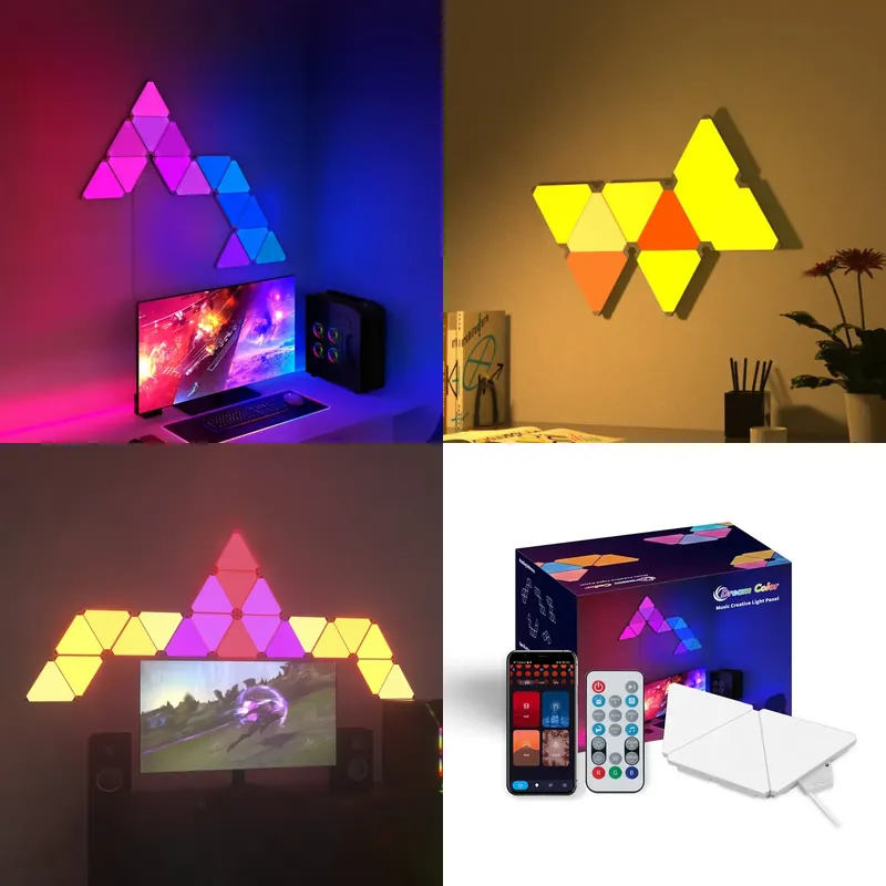 Banqcn Triangle LED Gaming Set - Smart Home Google 评论和价格
