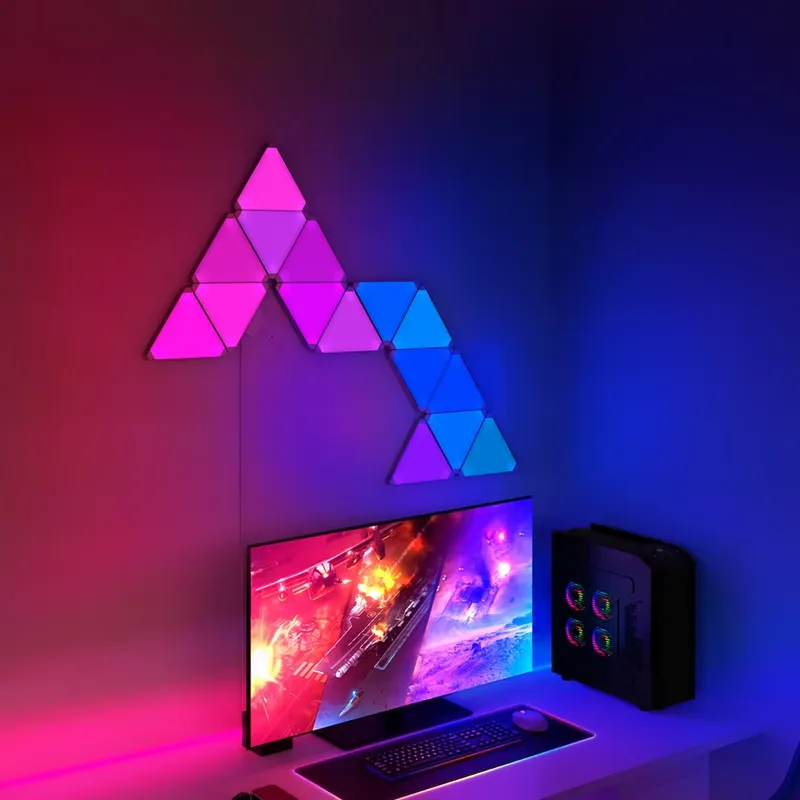 Banqcn Triangle LED Gaming Set - Smart Home Google 评论和价格