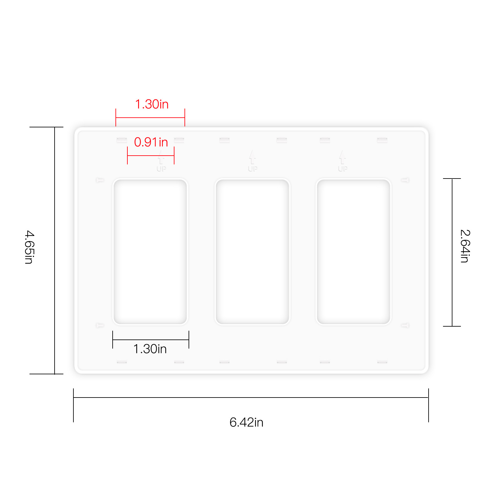 US、EU Type Switch Panel 2/3/4  - Smart Home Kitchen 评论和价格