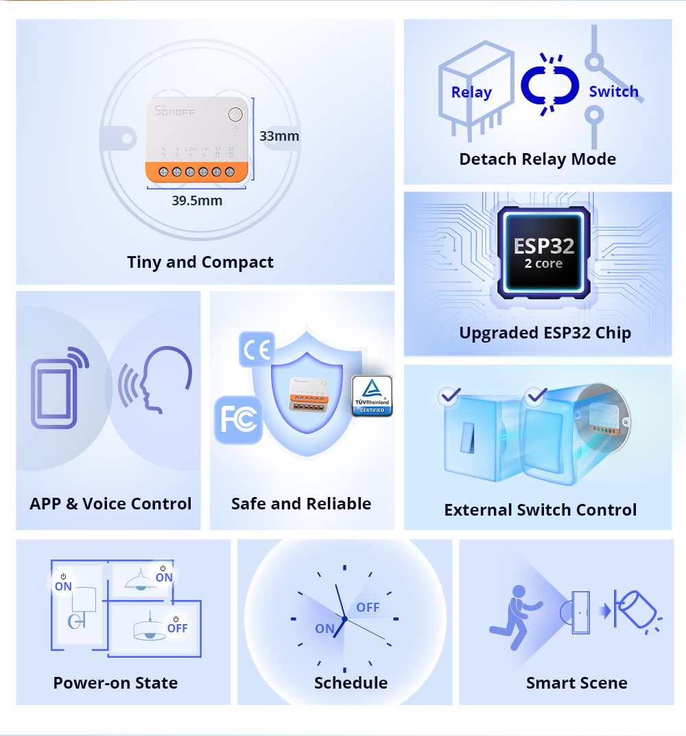 Sonoff Mini R4 Extreme Wifi Sm - Smart Home Google 评论和价格